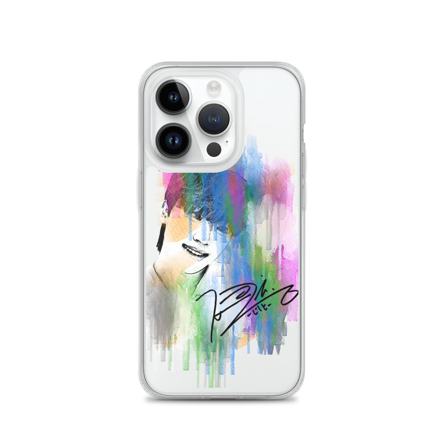 SEVENTEEN Dino, Lee Chan Waterpaint Portrait iPhone Case