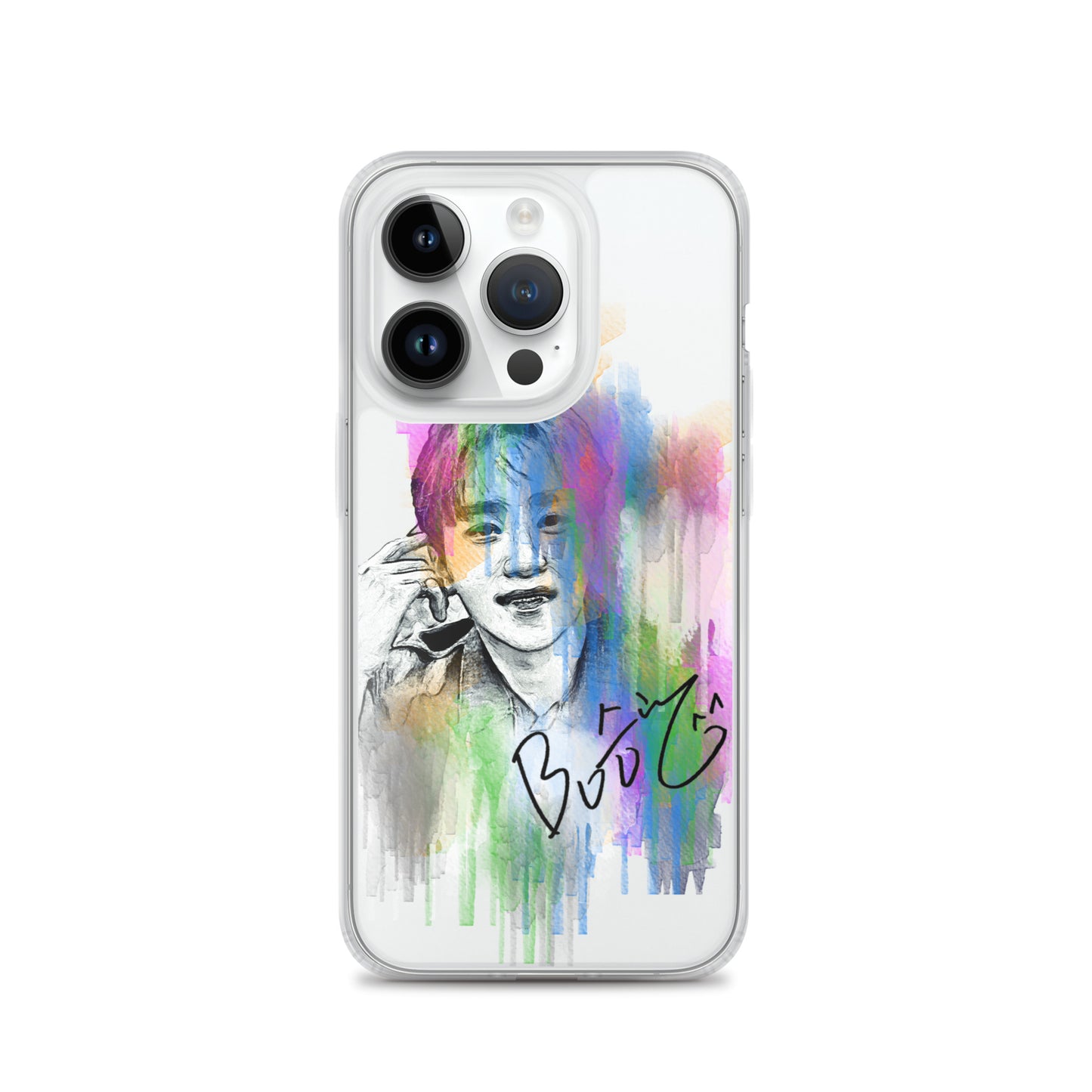 SEVENTEEN Seungkwan, Boo Seung-kwan Waterpaint Portrait iPhone Case