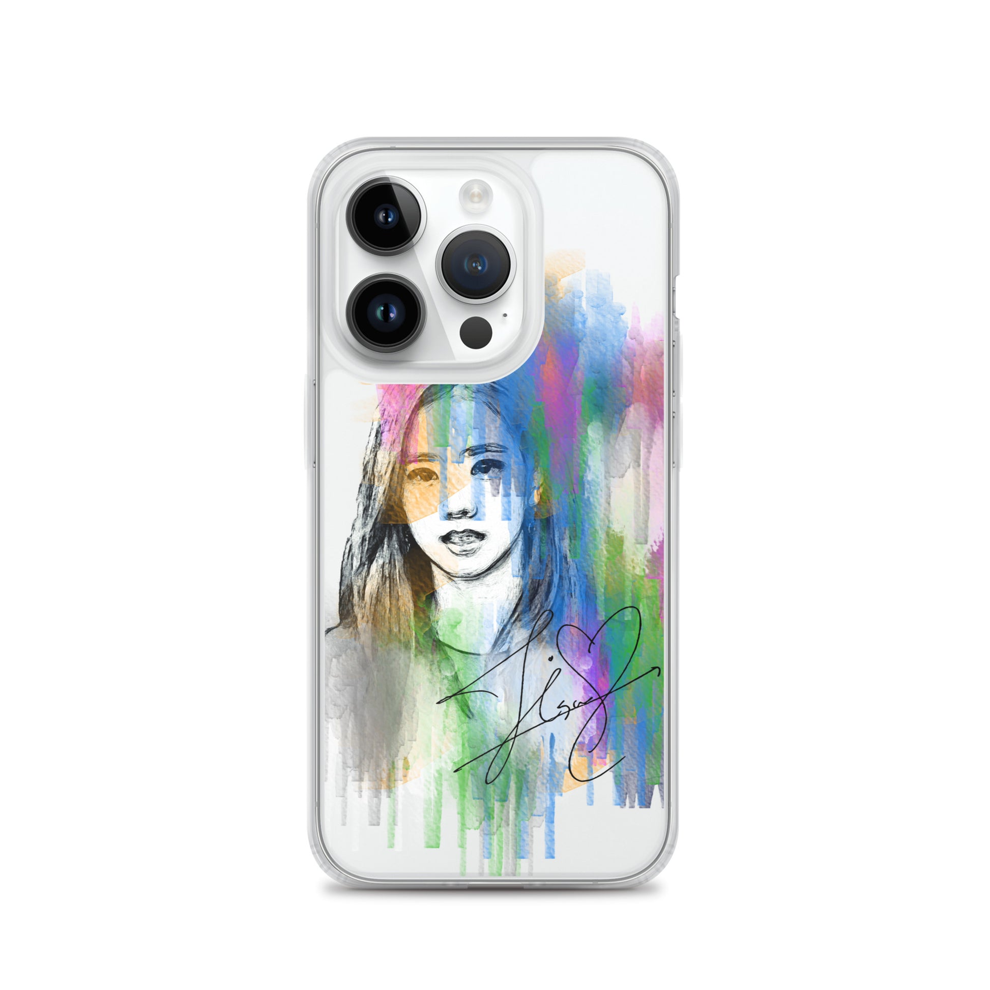 BLACKPINK Jisoo, Kim Jisoo Waterpaint Portrait iPhone Case - kpophow