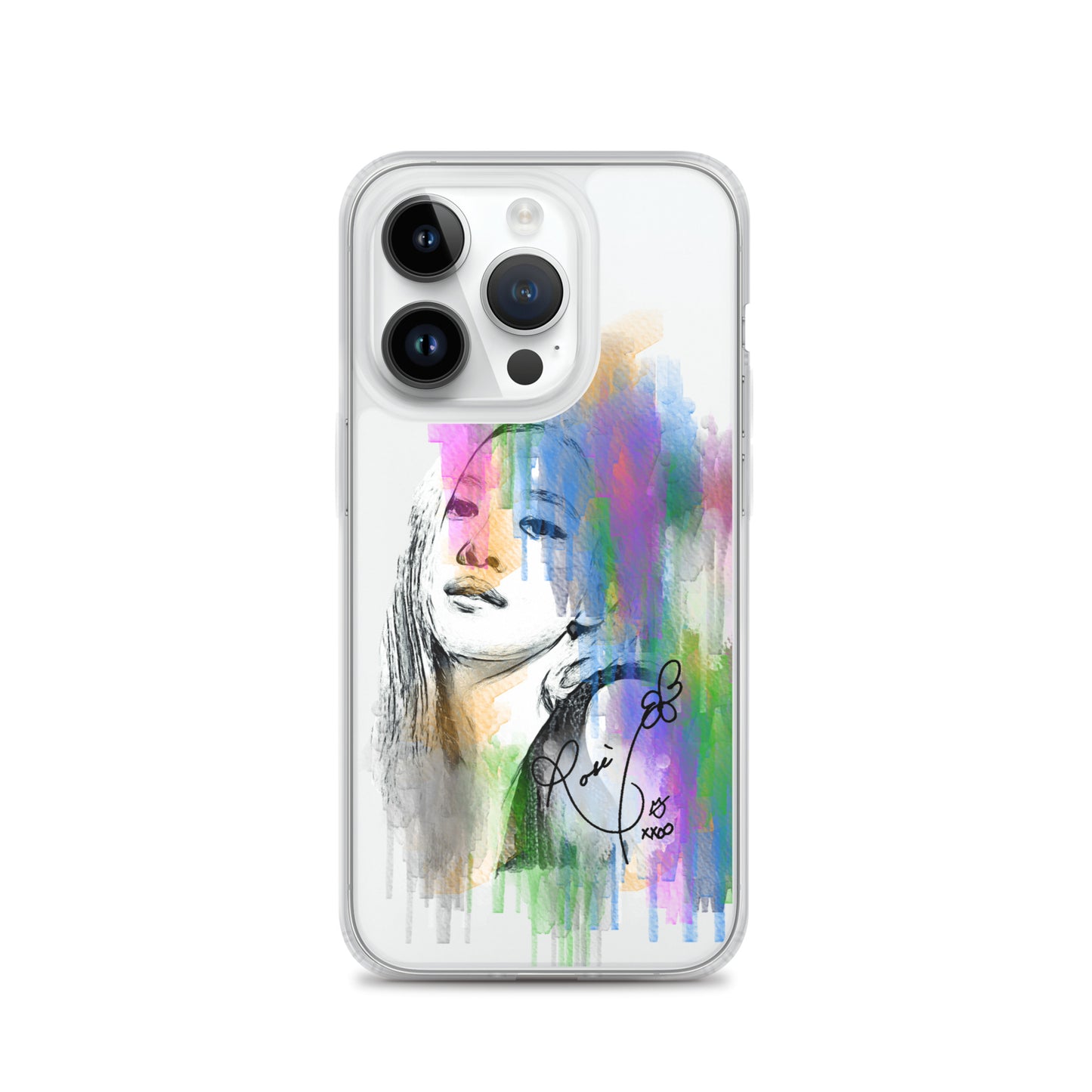 BLACKPINK Rosé, Roseanne Park Waterpaint Portrait iPhone Case - kpophow