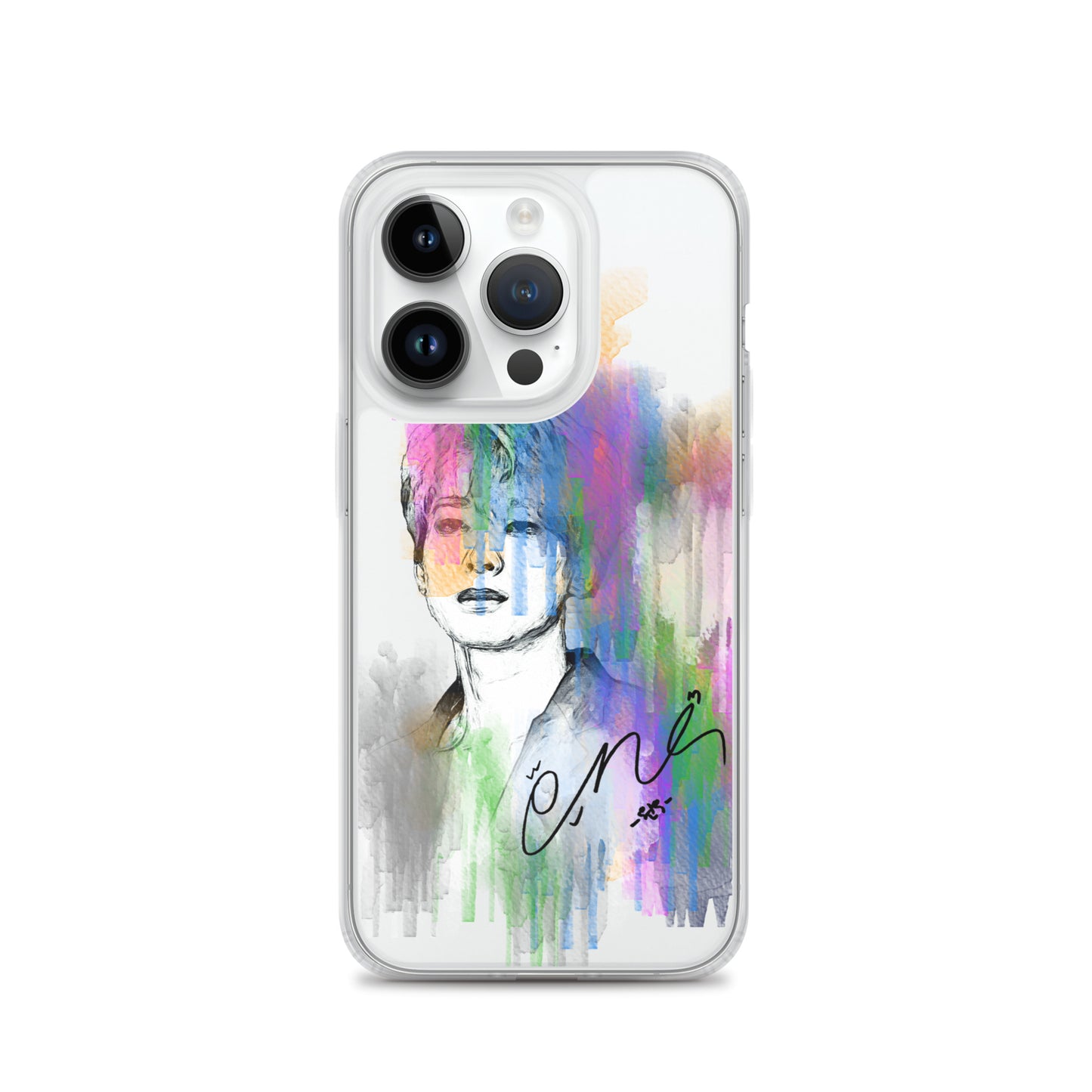 SEVENTEEN Wonwoo, Jeon Won-woo Waterpaint Portrait iPhone Case