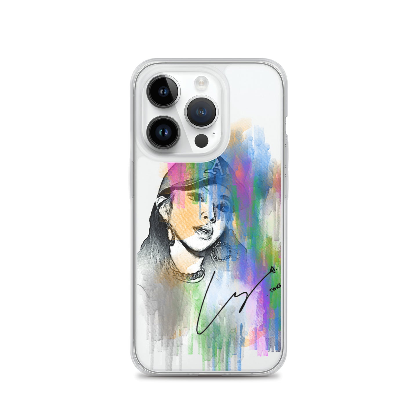 TWICE Chaeyoung, Son Chae-young Waterpaint Portrait iPhone Case