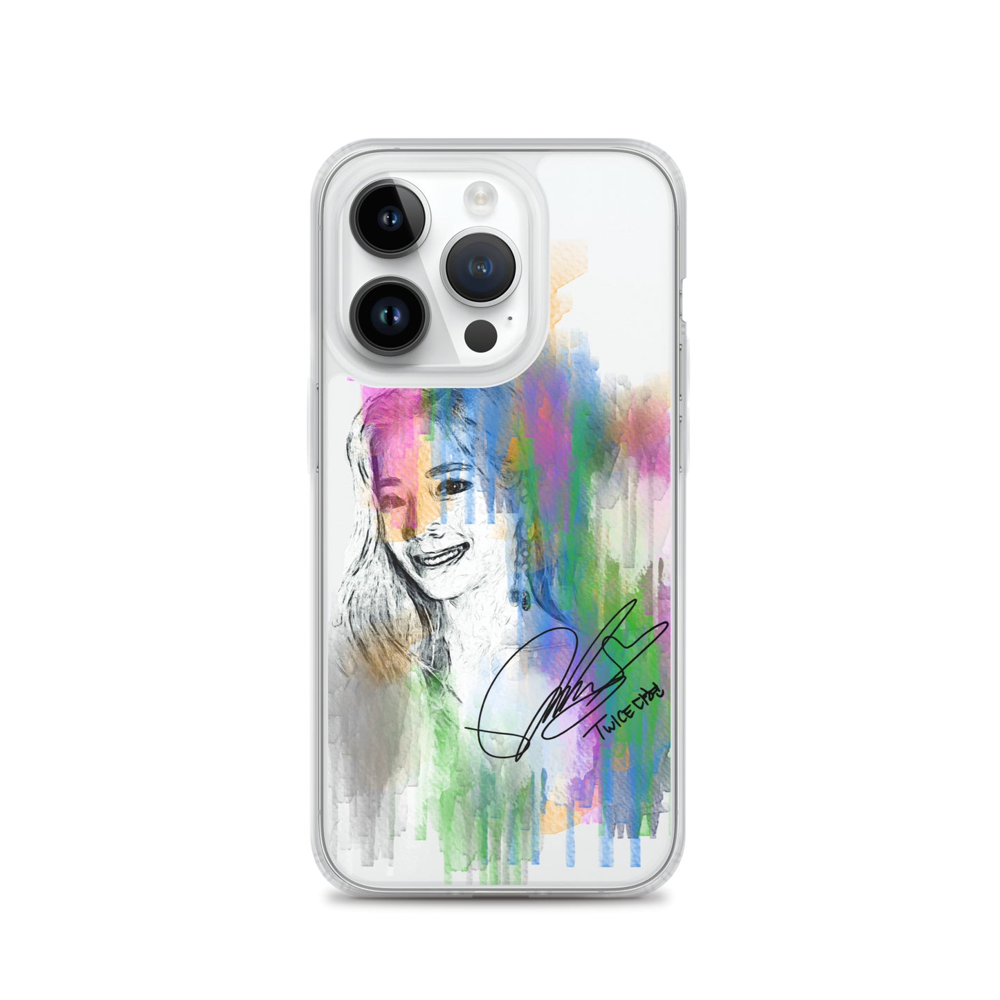 TWICE Dahyun, Kim Da Hyun Waterpaint Portrait iPhone Case