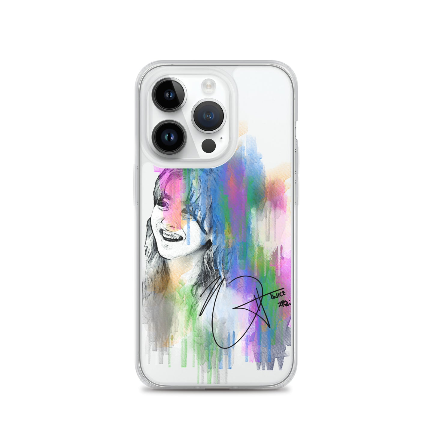 TWICE Jihyo, Park Ji-hyo Waterpaint Portrait iPhone Case