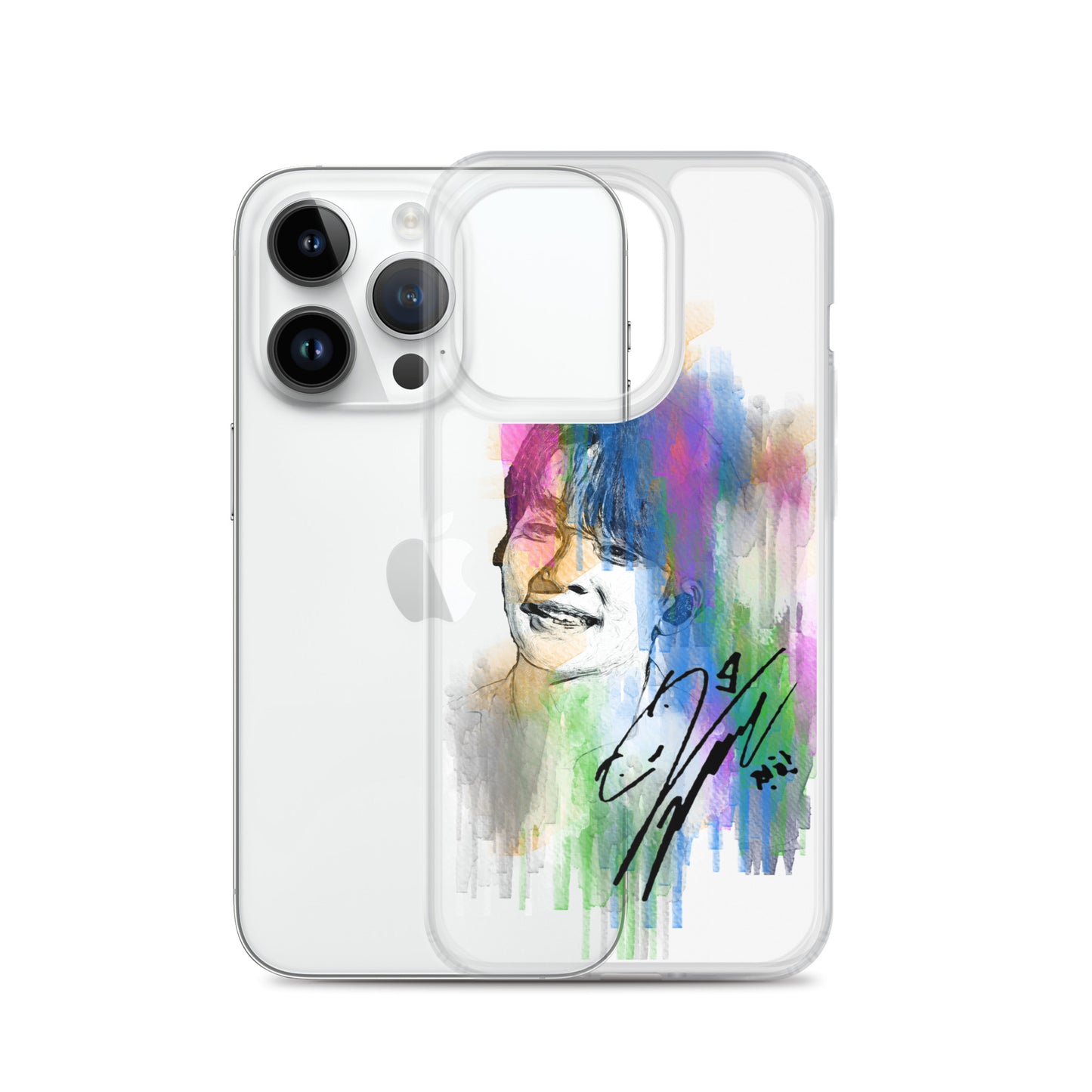 SEVENTEEN Jeonghan, Yoon Jeonghan Waterpaint Portrait iPhone Case