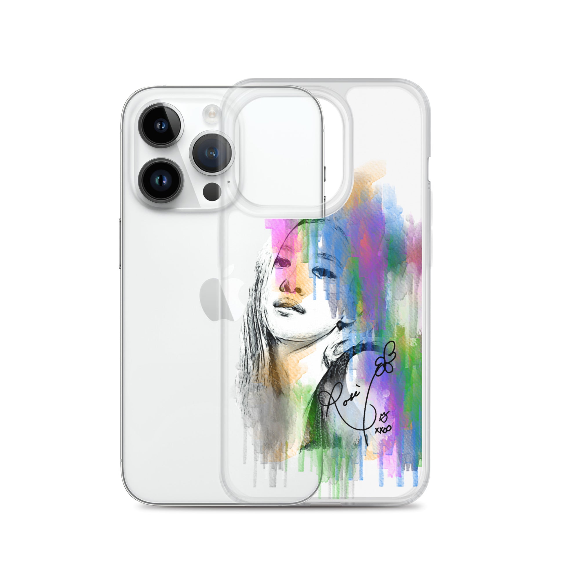 BLACKPINK Rosé, Roseanne Park Waterpaint Portrait iPhone Case - kpophow