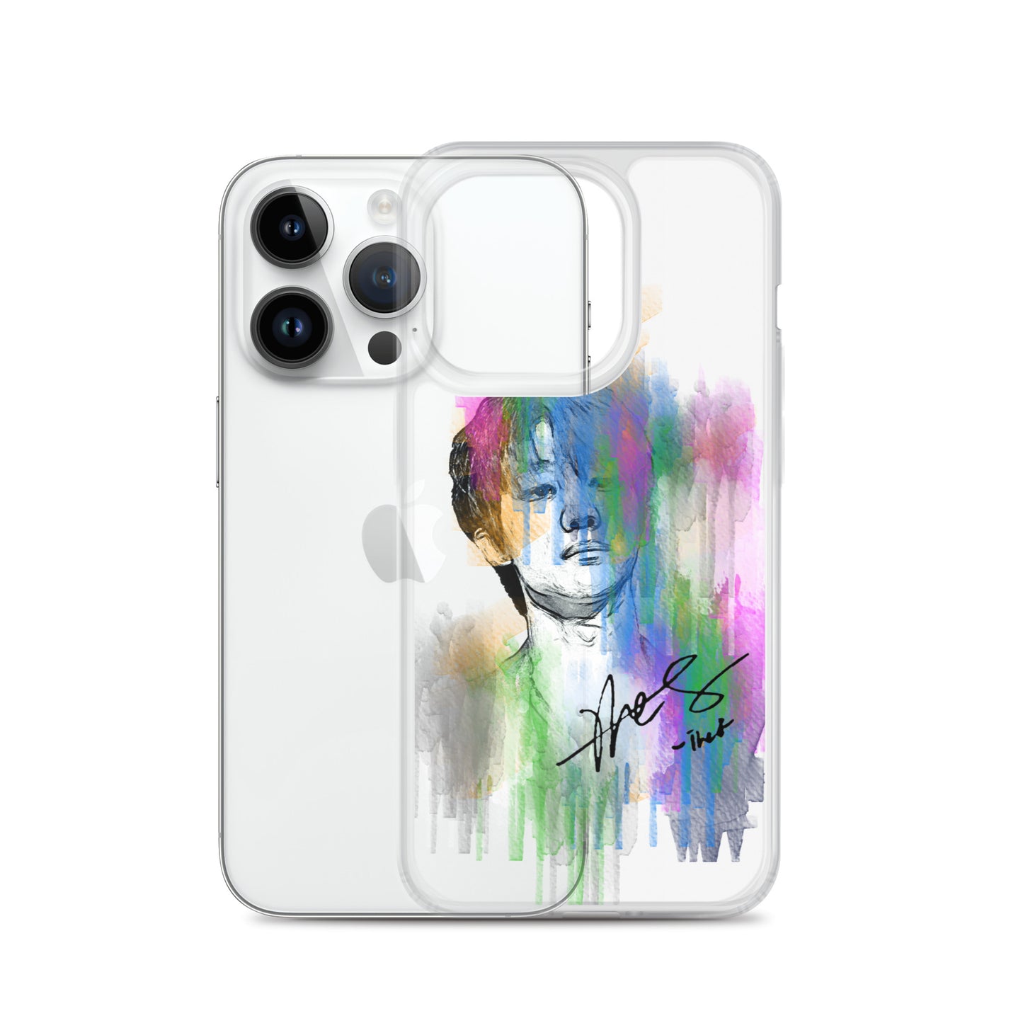 SEVENTEEN The8, Xu Minghao Waterpaint Portrait iPhone Case