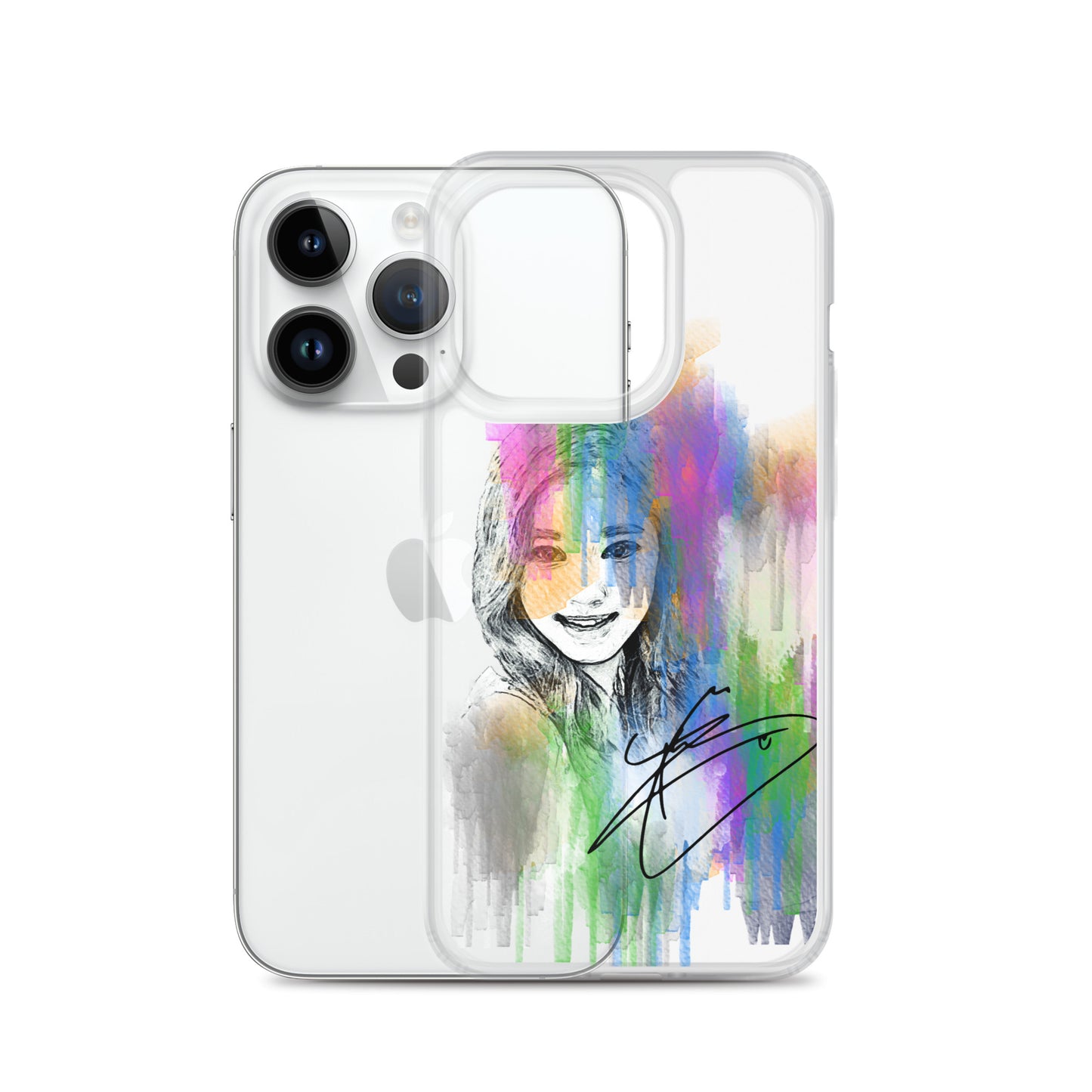 TWICE Tzuyu, Chou Tzu-yu Waterpaint Portrait iPhone Case