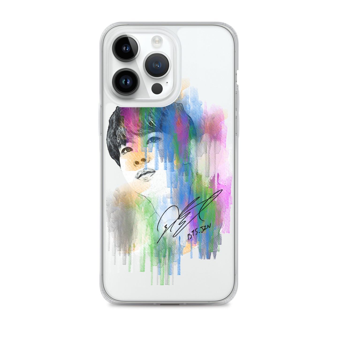BTS Jin, Kim Seok-jin Waterpaint portrait iPhone Case