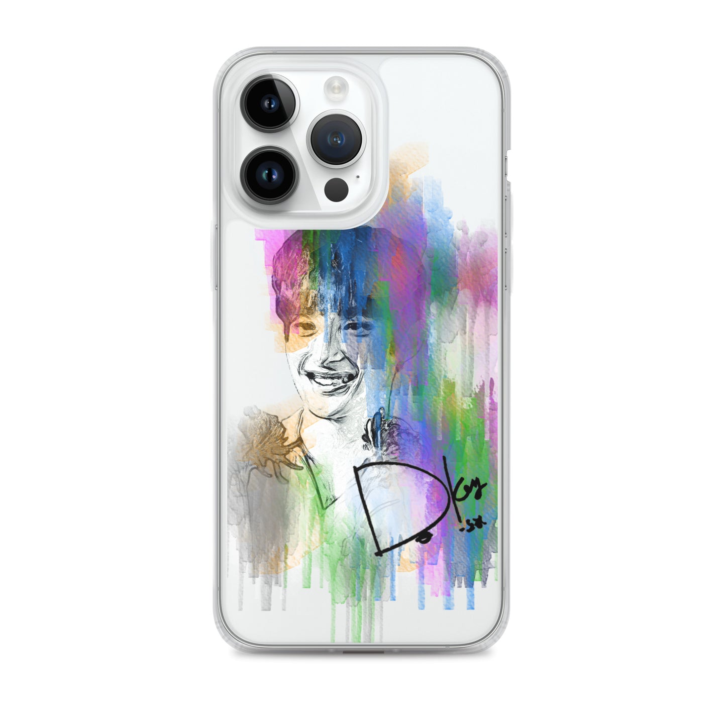 SEVENTEEN DK(Dokyeom), Lee Seok-min Waterpaint Portrait iPhone Case