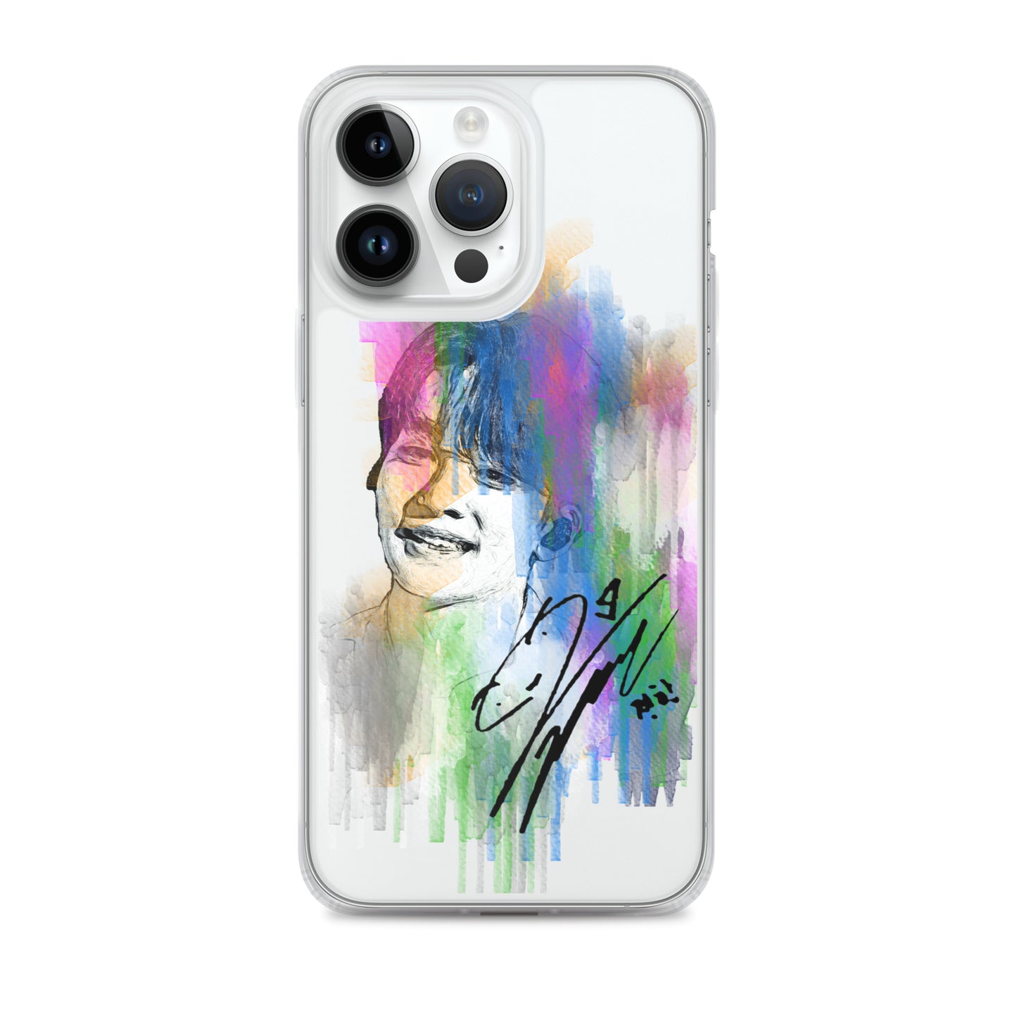 SEVENTEEN Jeonghan, Yoon Jeonghan Waterpaint Portrait iPhone Case