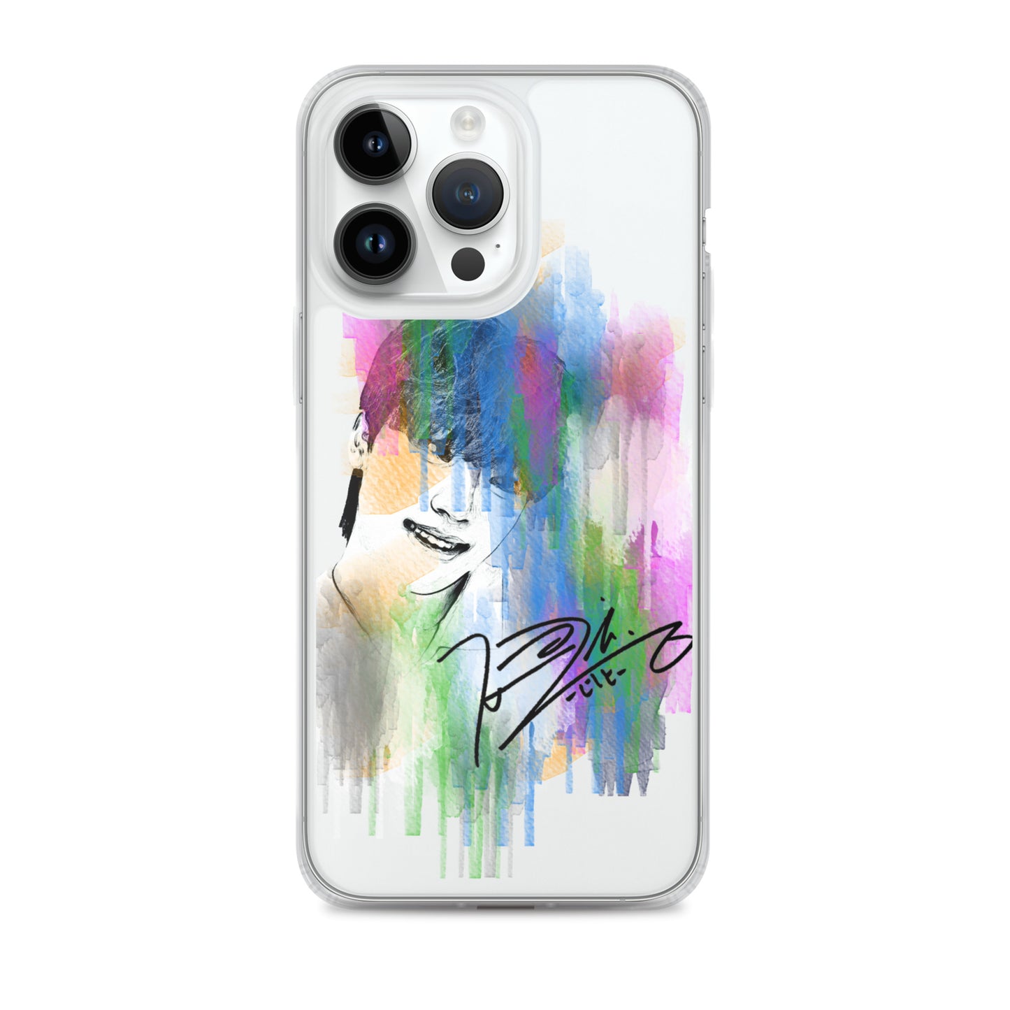 SEVENTEEN Dino, Lee Chan Waterpaint Portrait iPhone Case