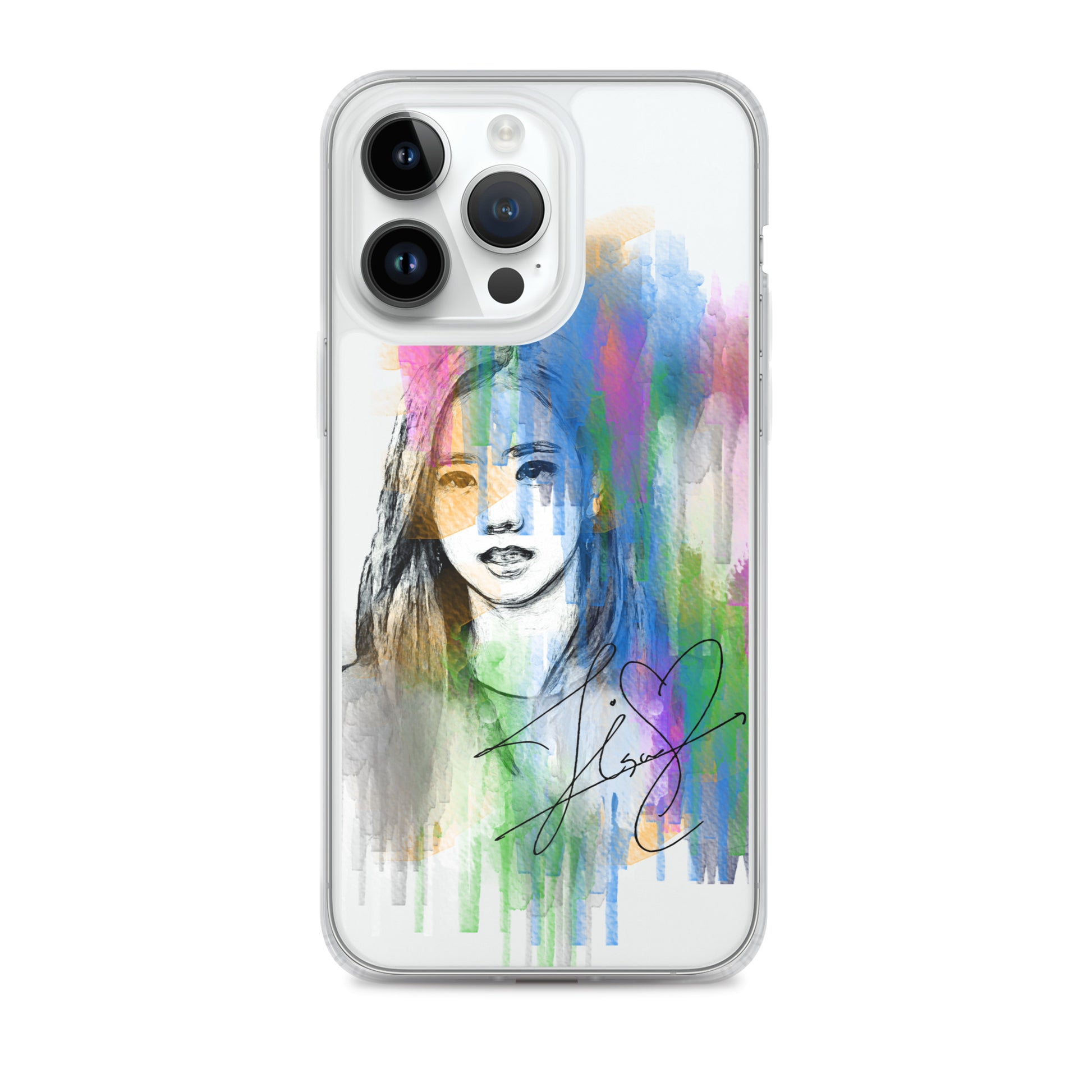 BLACKPINK Jisoo, Kim Jisoo Waterpaint Portrait iPhone Case - kpophow