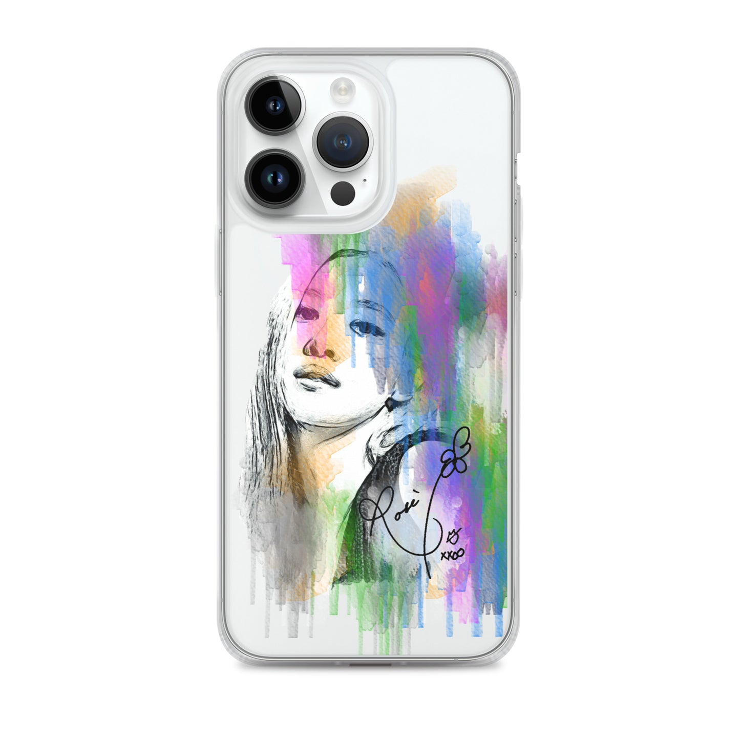 BLACKPINK Rosé, Roseanne Park Waterpaint Portrait iPhone Case - kpophow