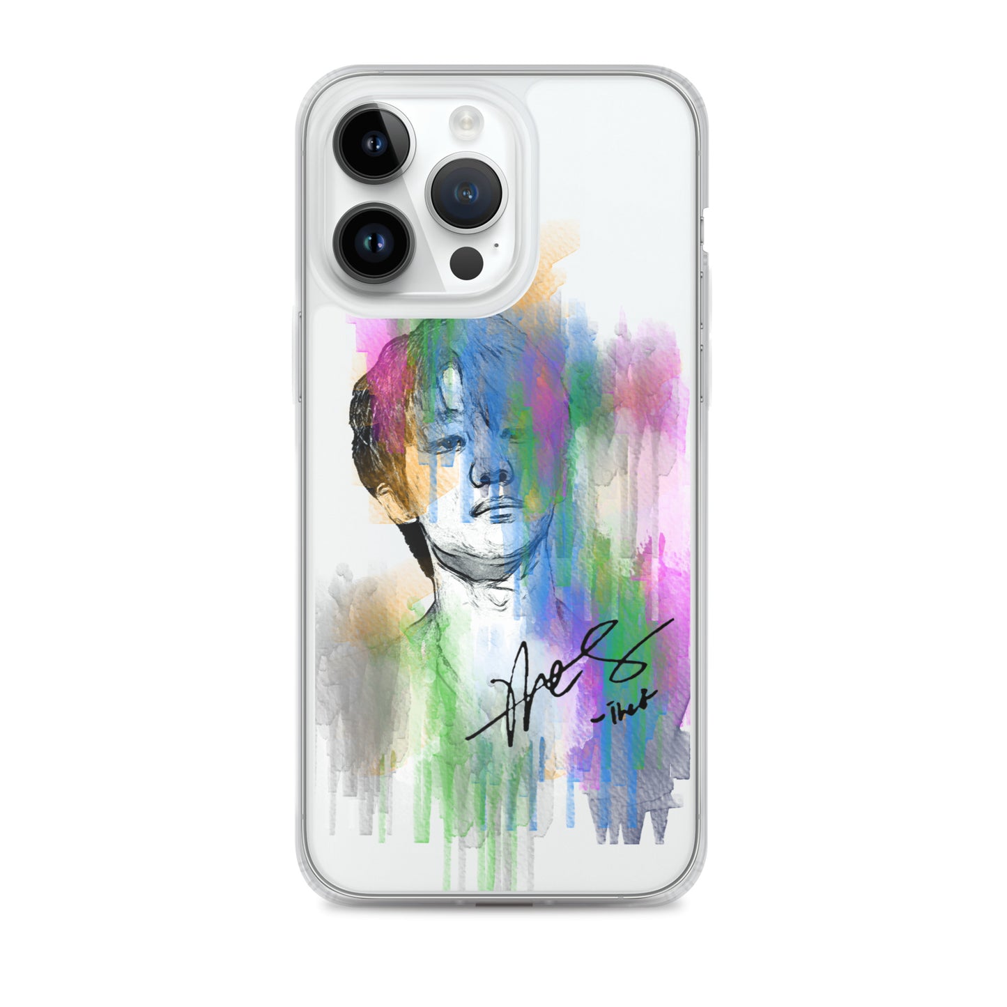 SEVENTEEN The8, Xu Minghao Waterpaint Portrait iPhone Case