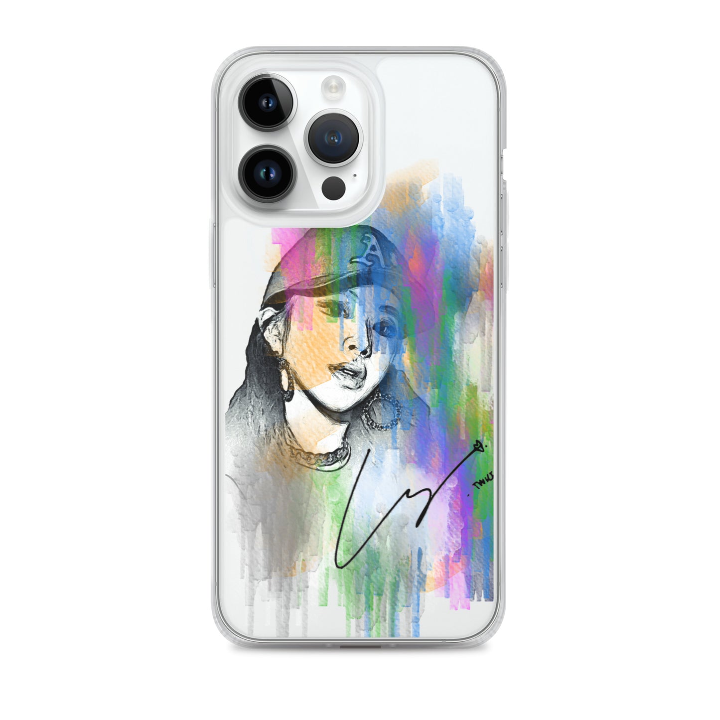 TWICE Chaeyoung, Son Chae-young Waterpaint Portrait iPhone Case