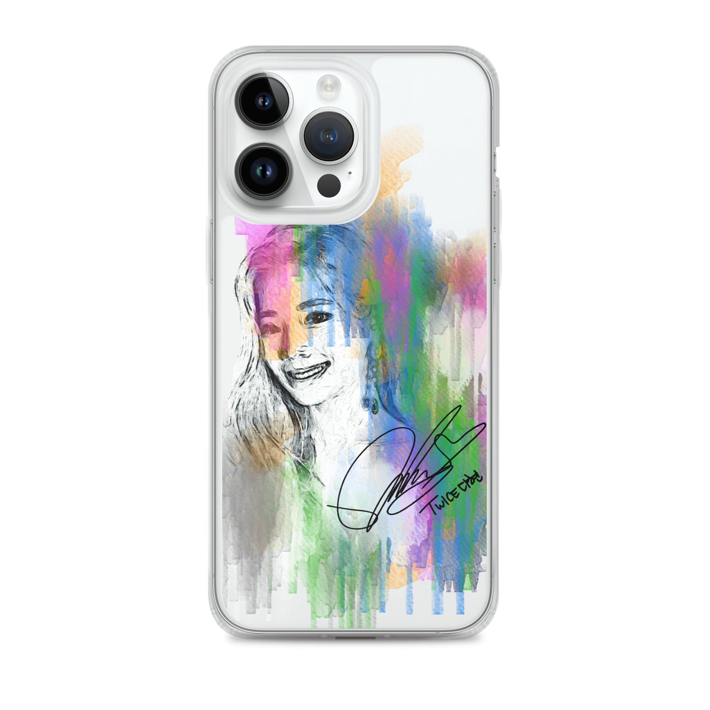 TWICE Dahyun, Kim Da Hyun Waterpaint Portrait iPhone Case