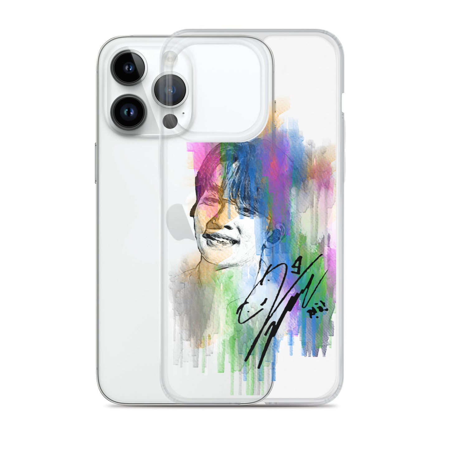 SEVENTEEN Jeonghan, Yoon Jeonghan Waterpaint Portrait iPhone Case