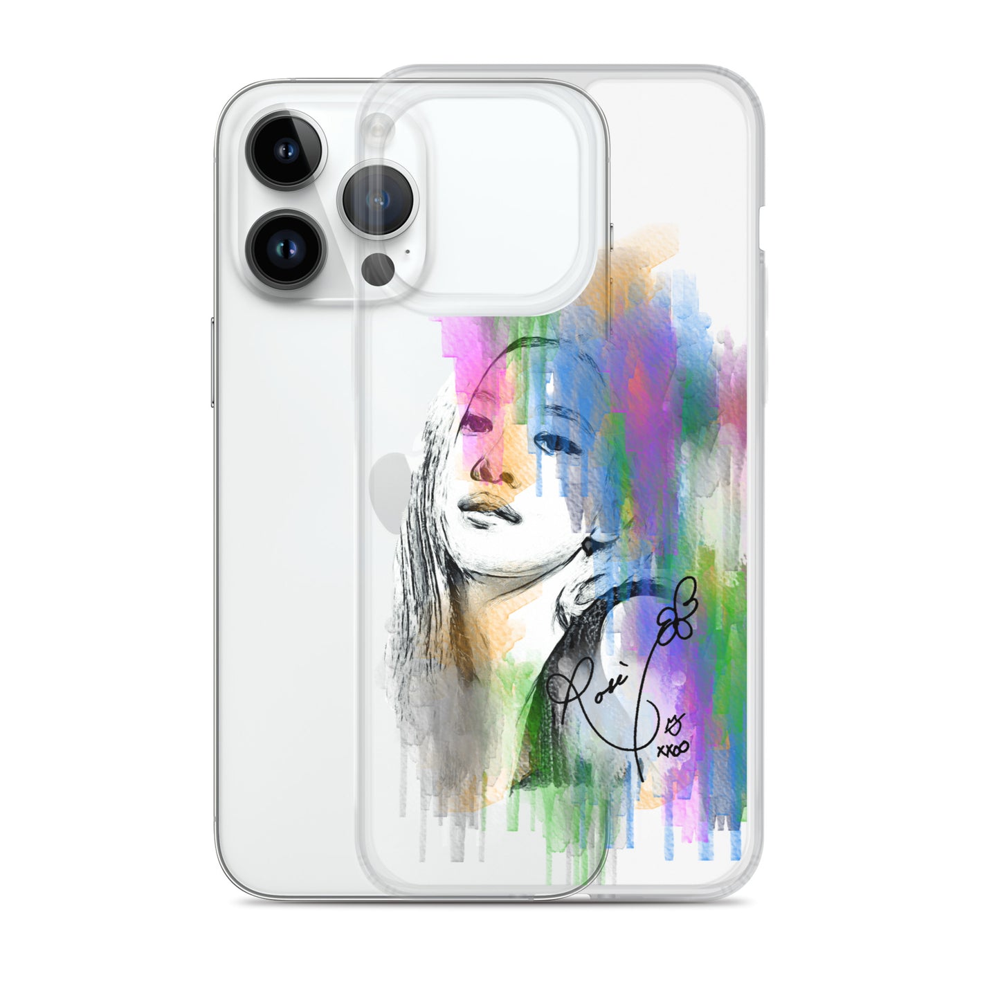 BLACKPINK Rosé, Roseanne Park Waterpaint Portrait iPhone Case - kpophow