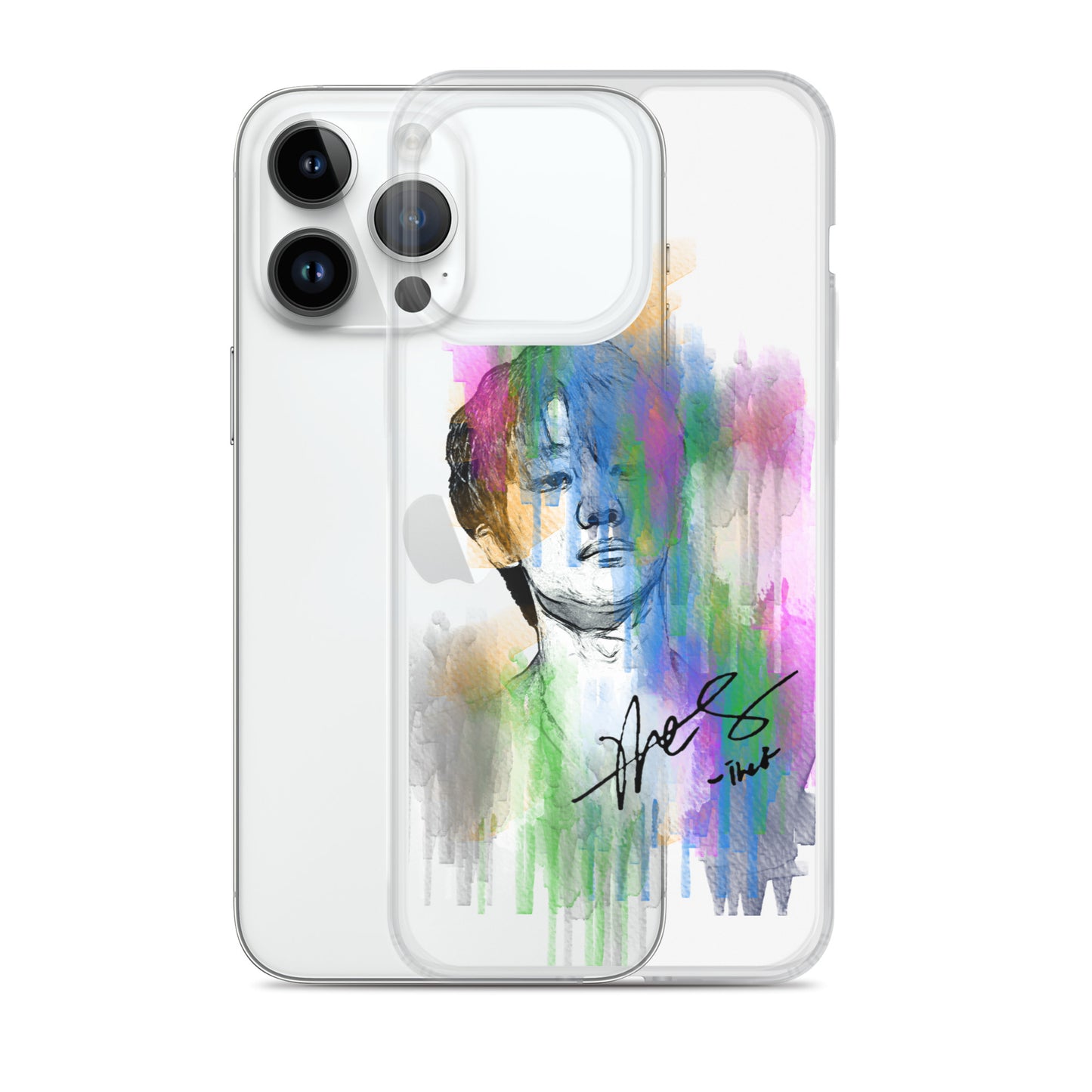 SEVENTEEN The8, Xu Minghao Waterpaint Portrait iPhone Case