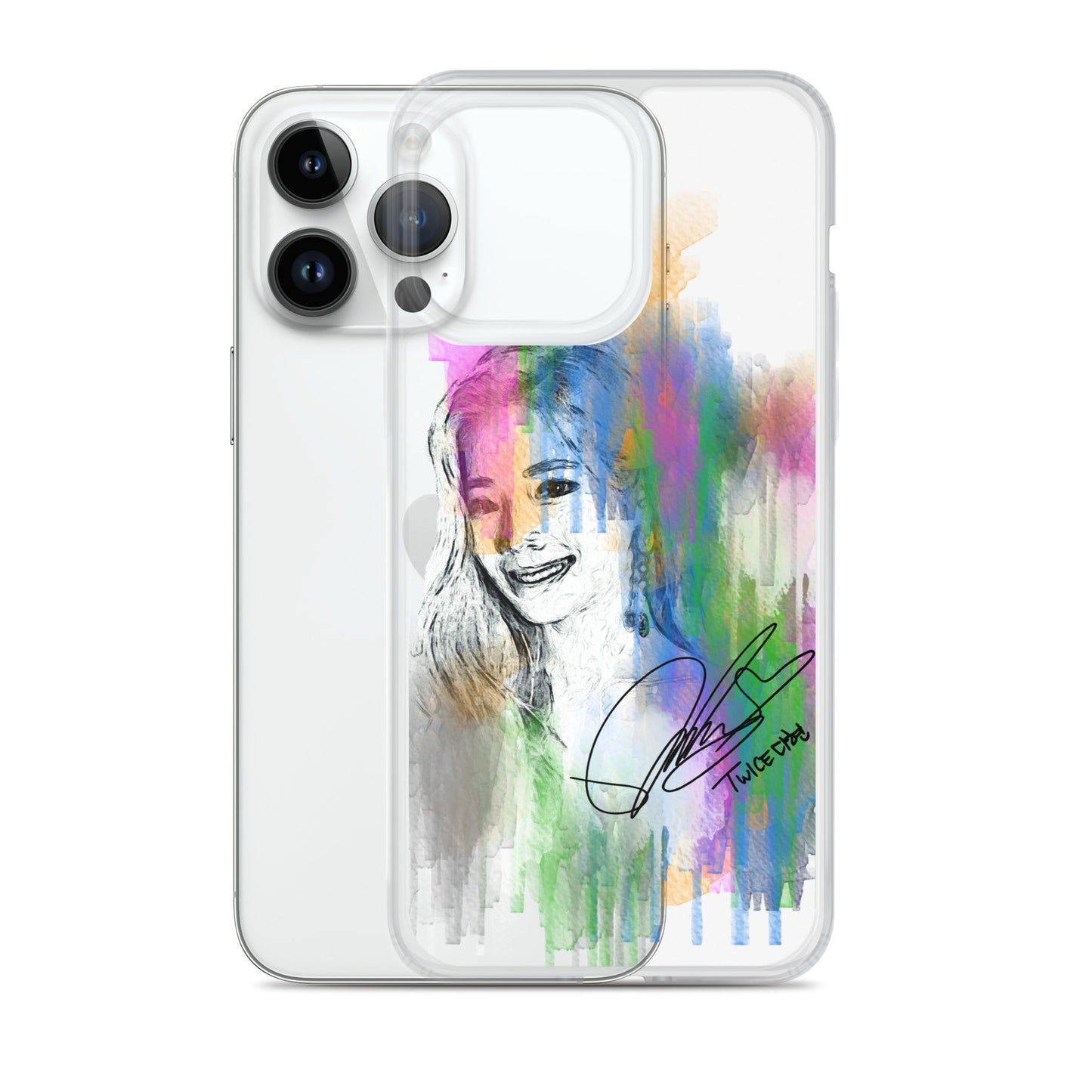 TWICE Dahyun, Kim Da Hyun Waterpaint Portrait iPhone Case