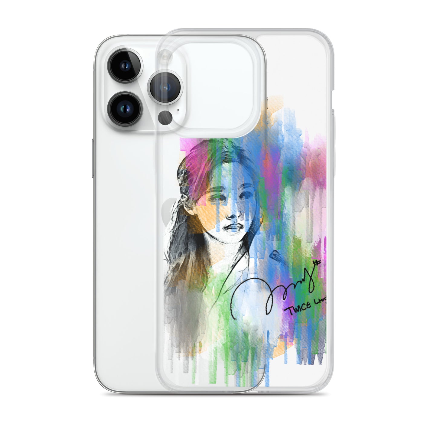 TWICE Nayeon, Im Na-yeon Waterpaint Portrait iPhone Case