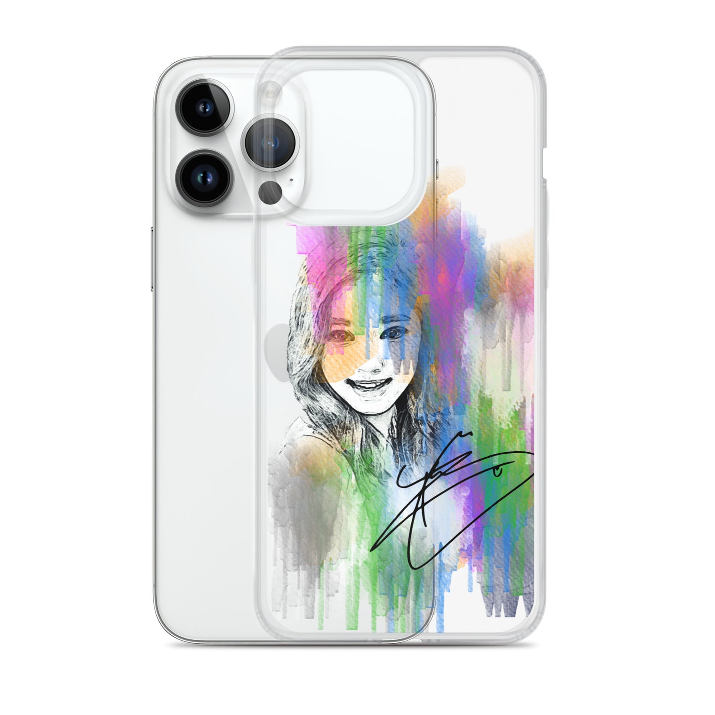 TWICE Tzuyu, Chou Tzu-yu Waterpaint Portrait iPhone Case