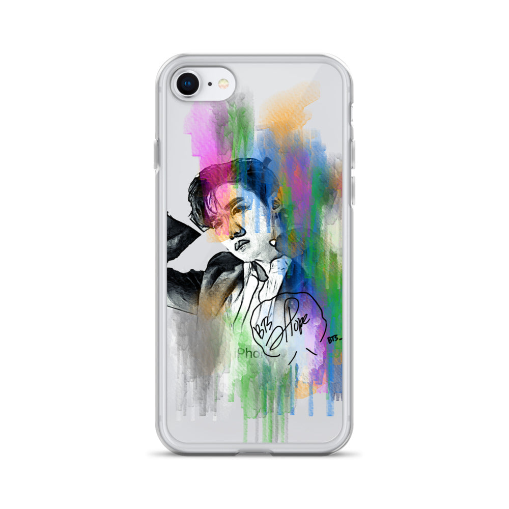 BTS J-Hope, Jung Ho-seok Waterpaint portrait iPhone Case