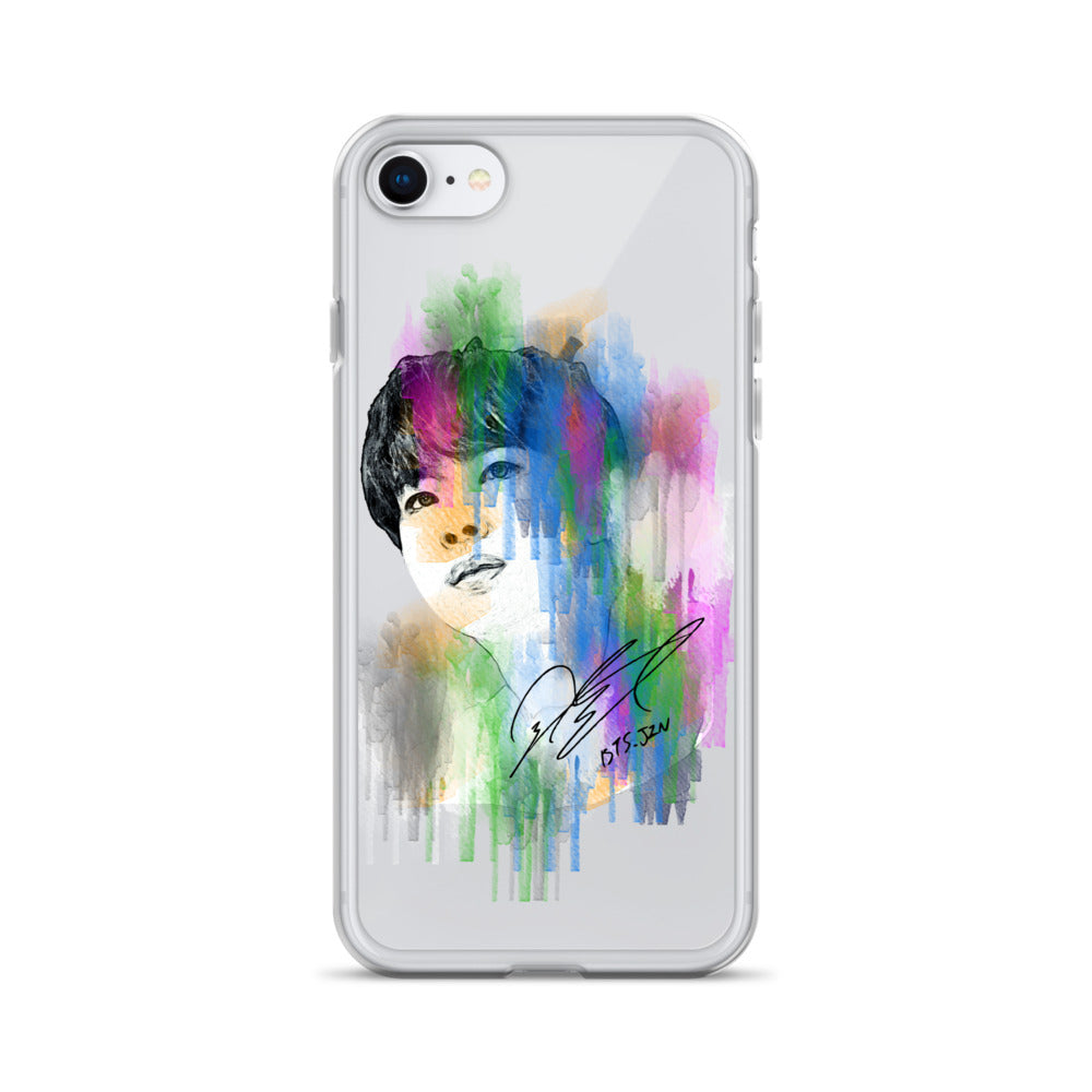 BTS Jin, Kim Seok-jin Waterpaint portrait iPhone Case