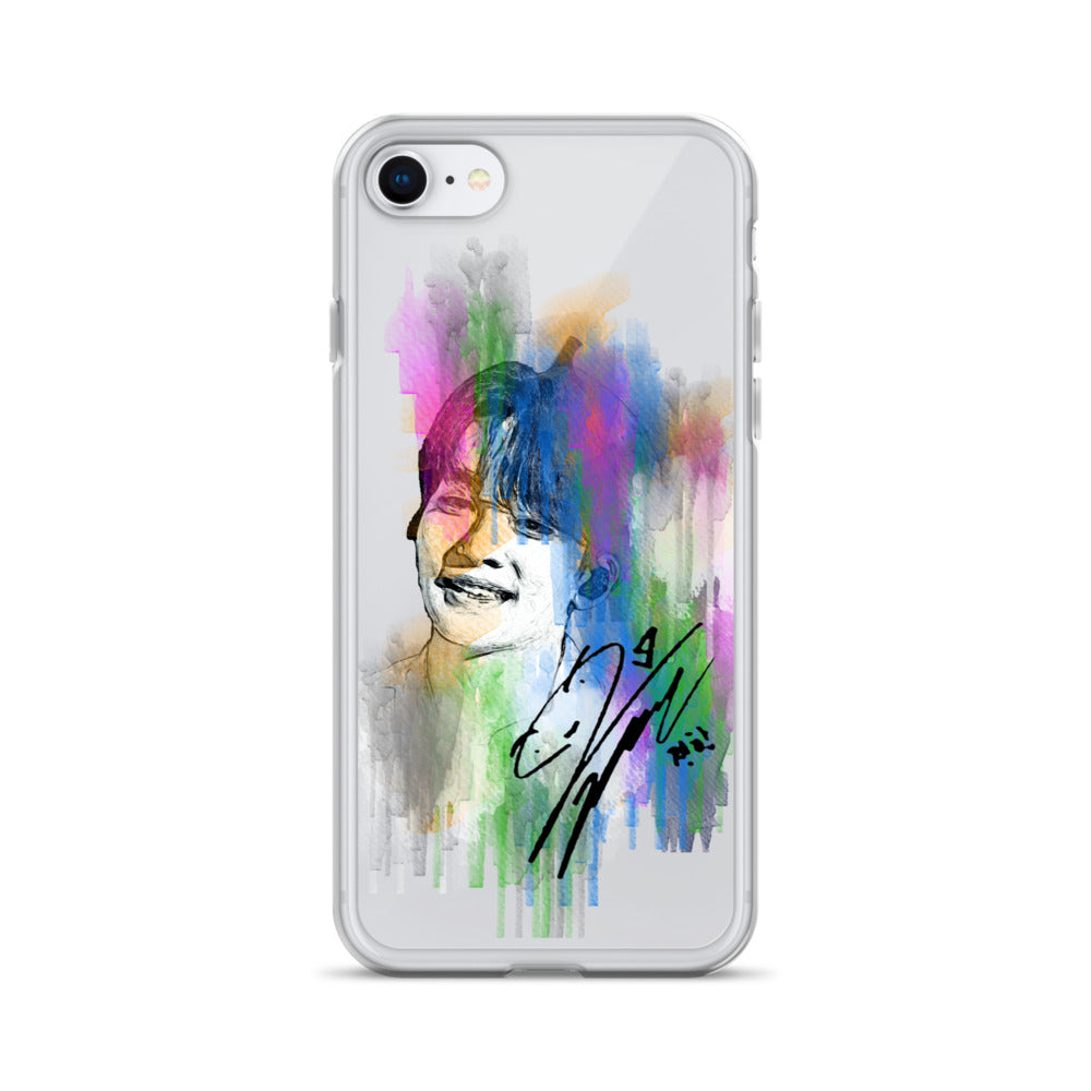 SEVENTEEN Jeonghan, Yoon Jeonghan Waterpaint Portrait iPhone Case