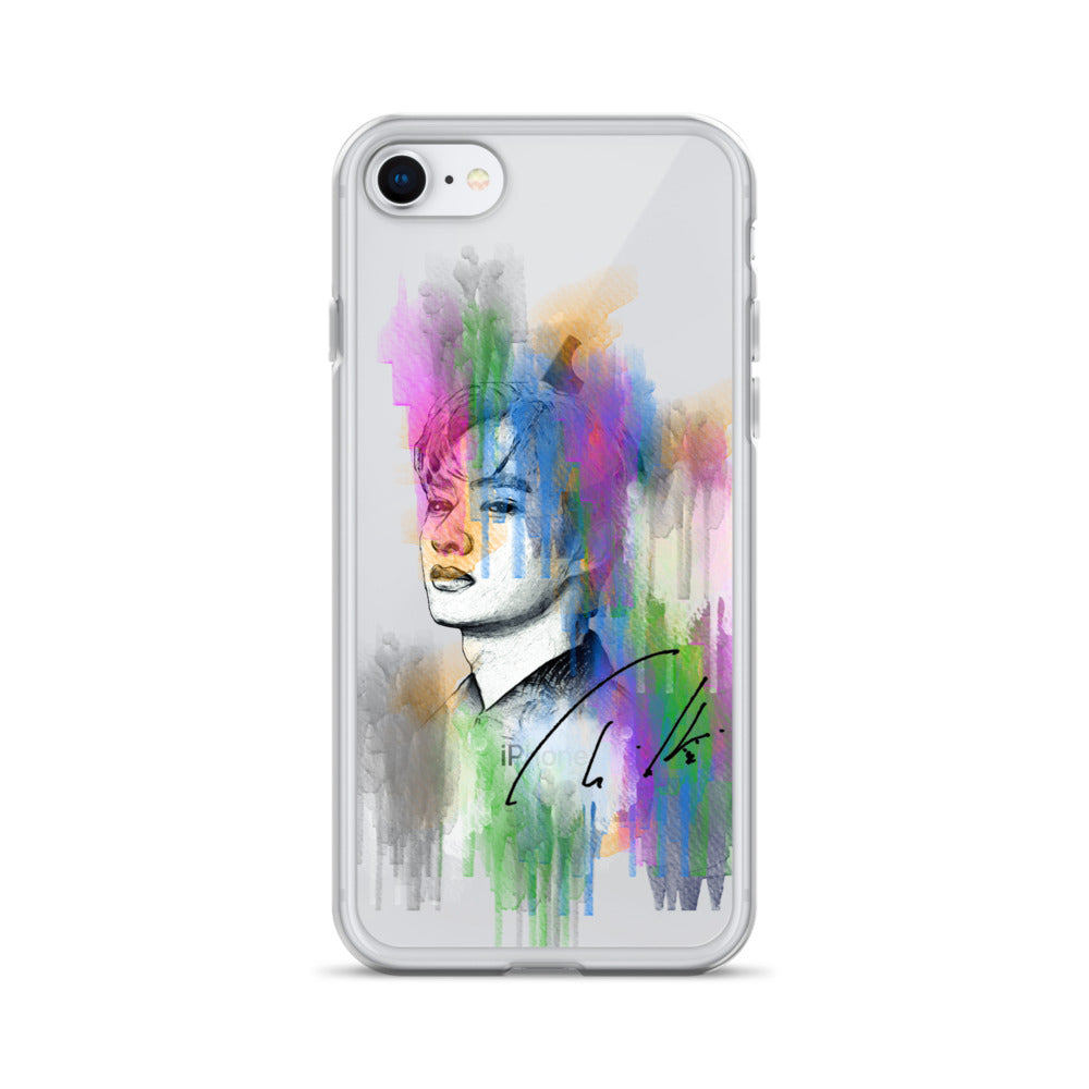 SEVENTEEN Jun, Wen Junhui Waterpaint Portrait iPhone Case