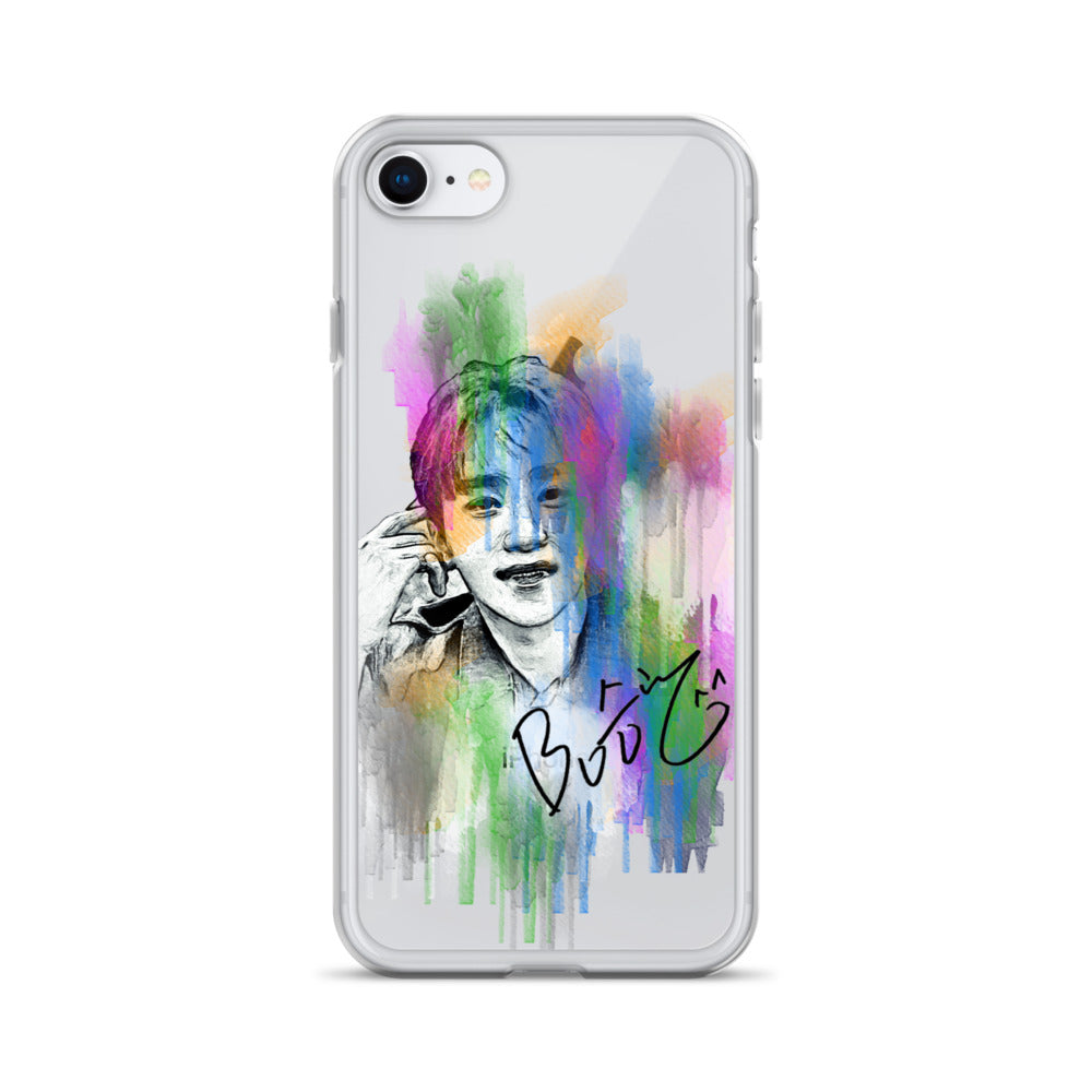 SEVENTEEN Seungkwan, Boo Seung-kwan Waterpaint Portrait iPhone Case