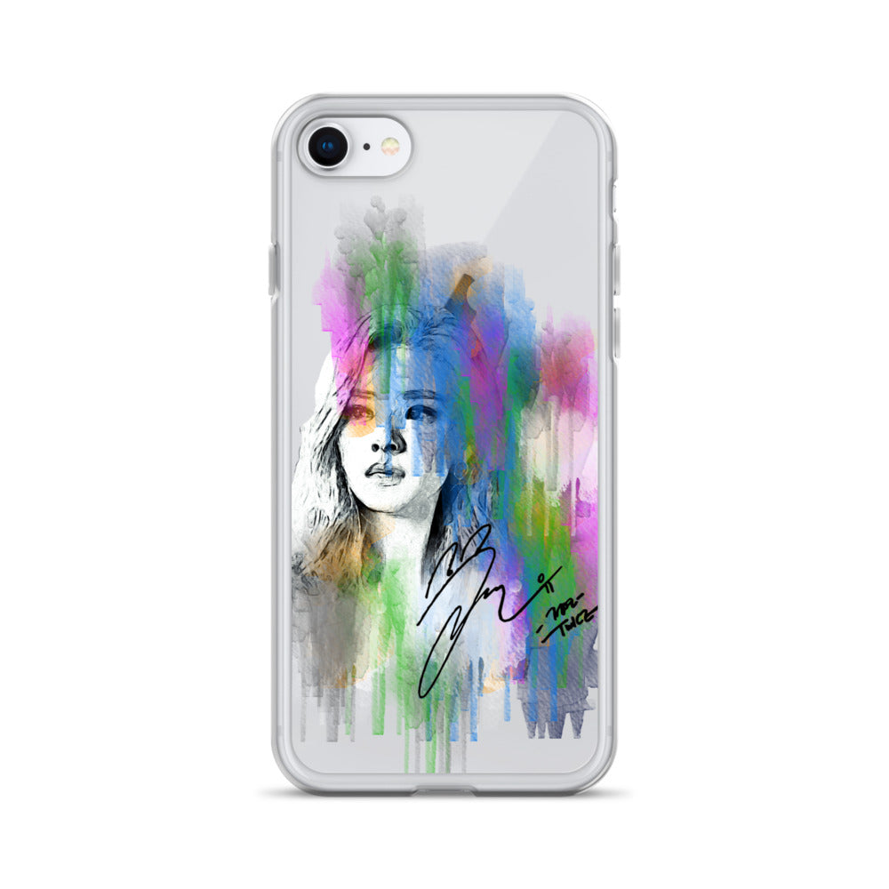 TWICE Jeongyeon, Yoo Jeong-yeon Waterpaint Portrait iPhone Case