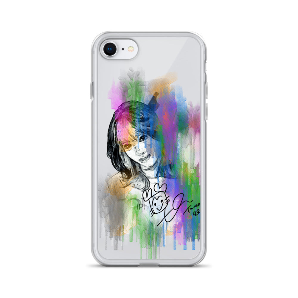 TWICE Momo, Hirai Momo Waterpaint Portrait iPhone Case