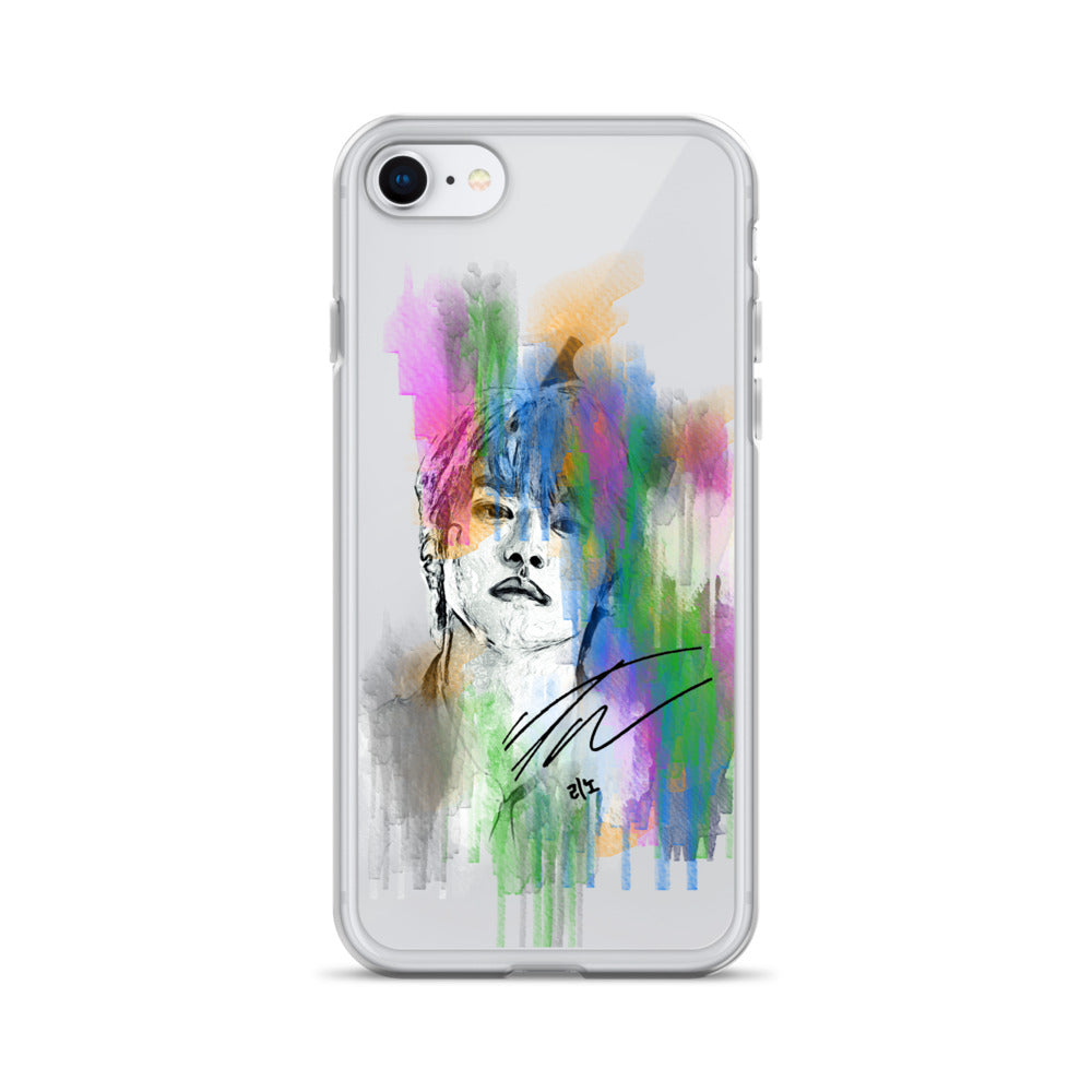 Stray Kids Lee Know, Lee Min-ho Waterpaint Portrait iPhone Case