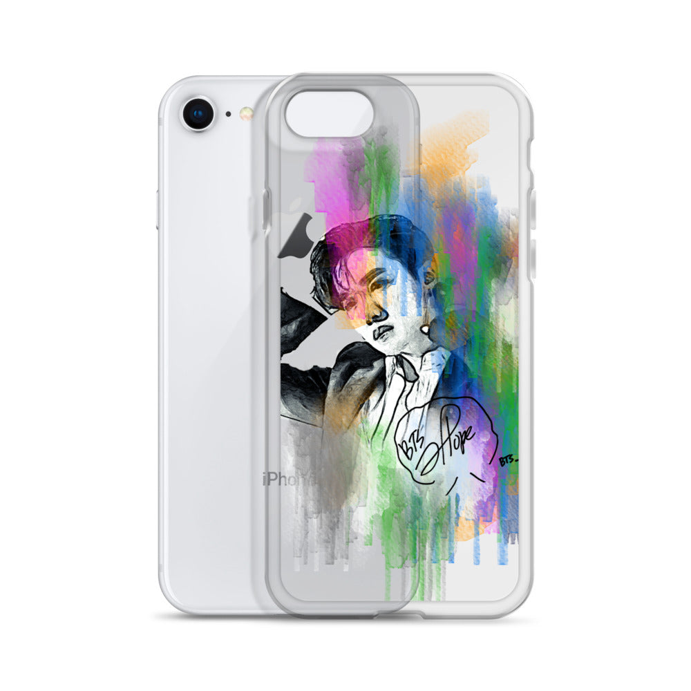 BTS J-Hope, Jung Ho-seok Waterpaint portrait iPhone Case