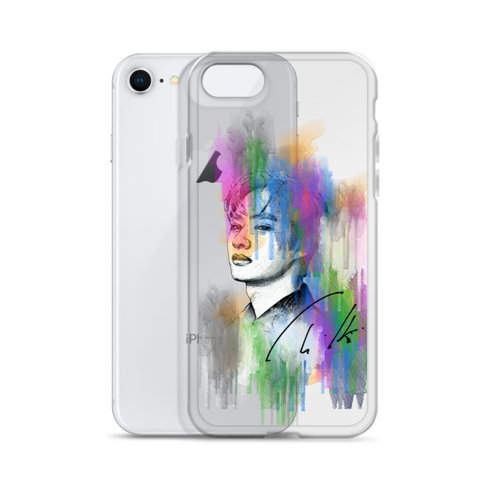 SEVENTEEN Jun, Wen Junhui Waterpaint Portrait iPhone Case