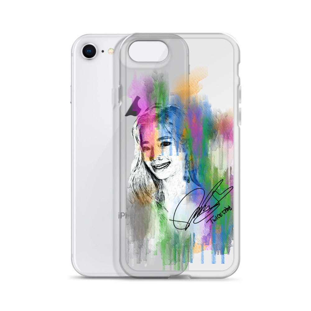 TWICE Dahyun, Kim Da Hyun Waterpaint Portrait iPhone Case