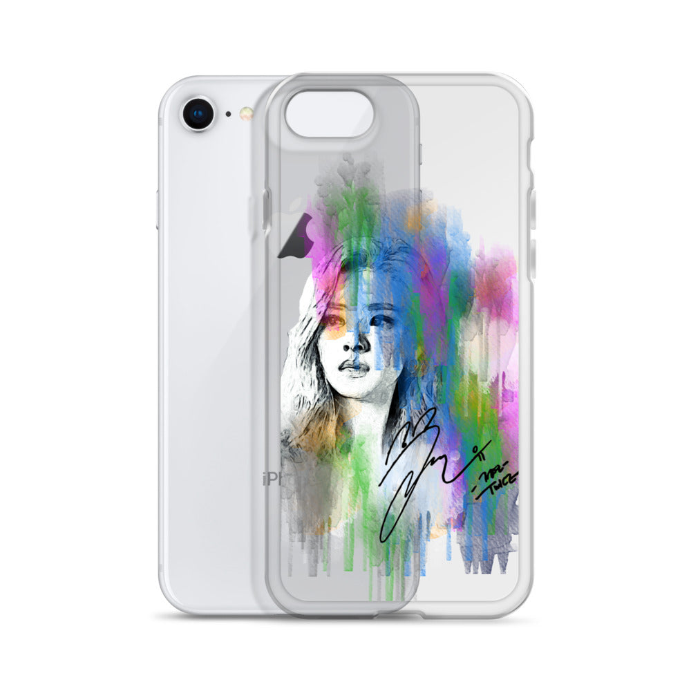 TWICE Jeongyeon, Yoo Jeong-yeon Waterpaint Portrait iPhone Case