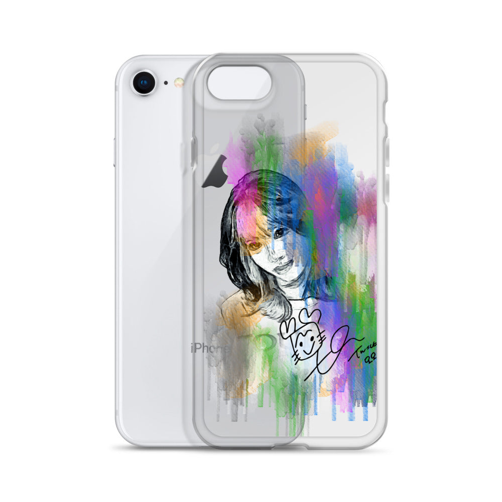 TWICE Momo, Hirai Momo Waterpaint Portrait iPhone Case