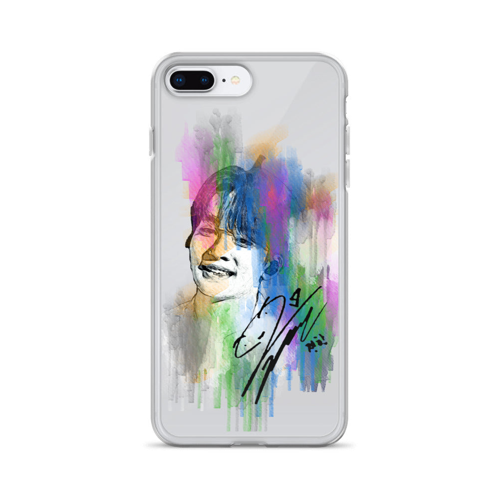 SEVENTEEN Jeonghan, Yoon Jeonghan Waterpaint Portrait iPhone Case