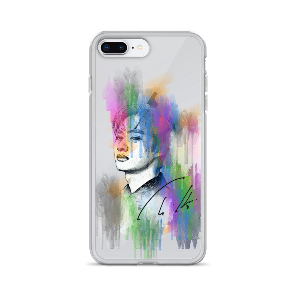 SEVENTEEN Jun, Wen Junhui Waterpaint Portrait iPhone Case