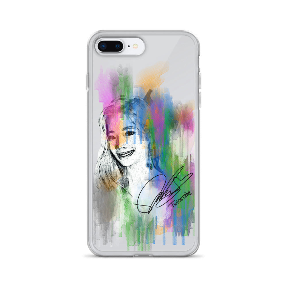 TWICE Dahyun, Kim Da Hyun Waterpaint Portrait iPhone Case