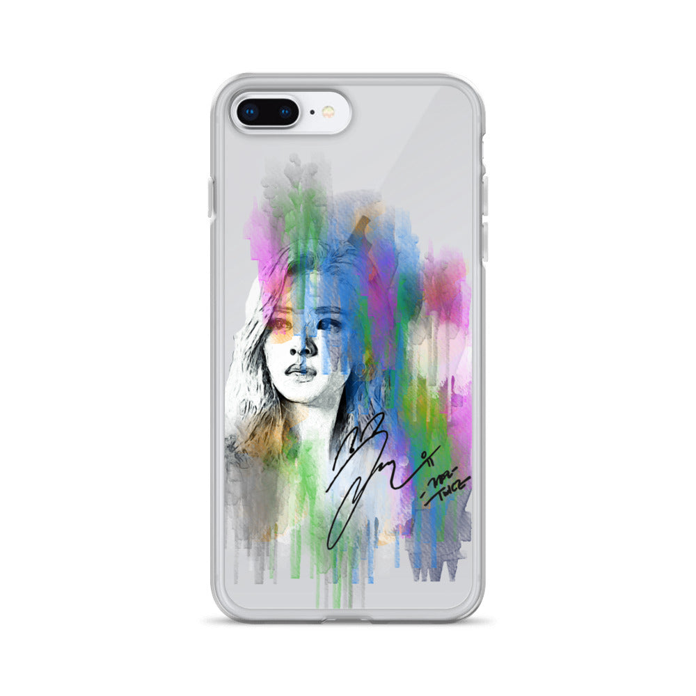 TWICE Jeongyeon, Yoo Jeong-yeon Waterpaint Portrait iPhone Case