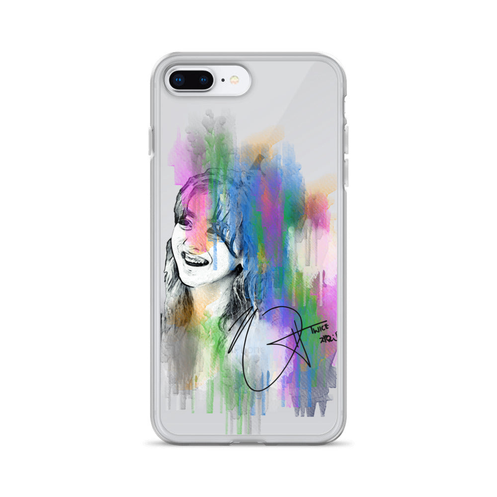 TWICE Jihyo, Park Ji-hyo Waterpaint Portrait iPhone Case