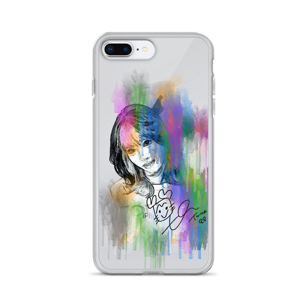 TWICE Momo, Hirai Momo Waterpaint Portrait iPhone Case