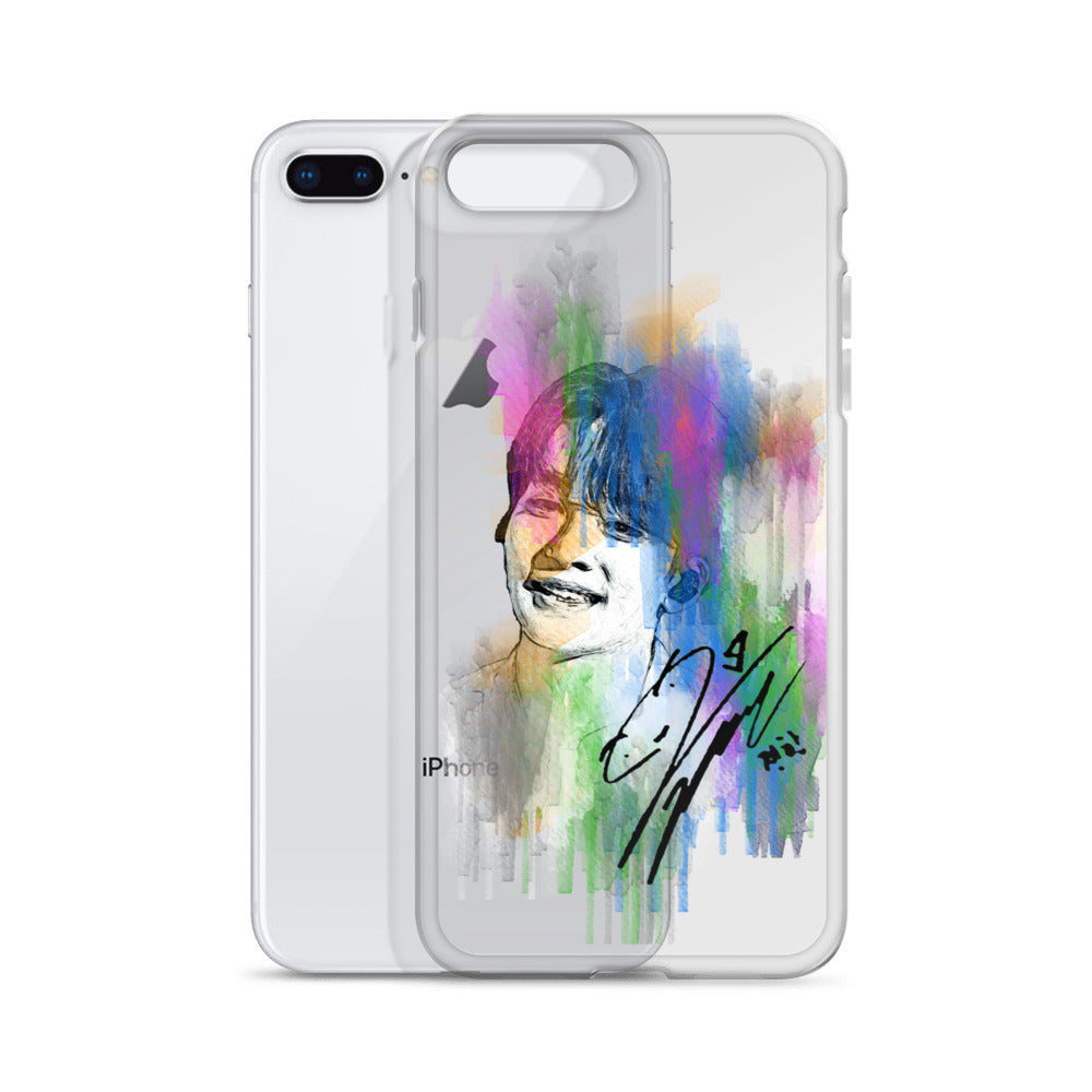 SEVENTEEN Jeonghan, Yoon Jeonghan Waterpaint Portrait iPhone Case