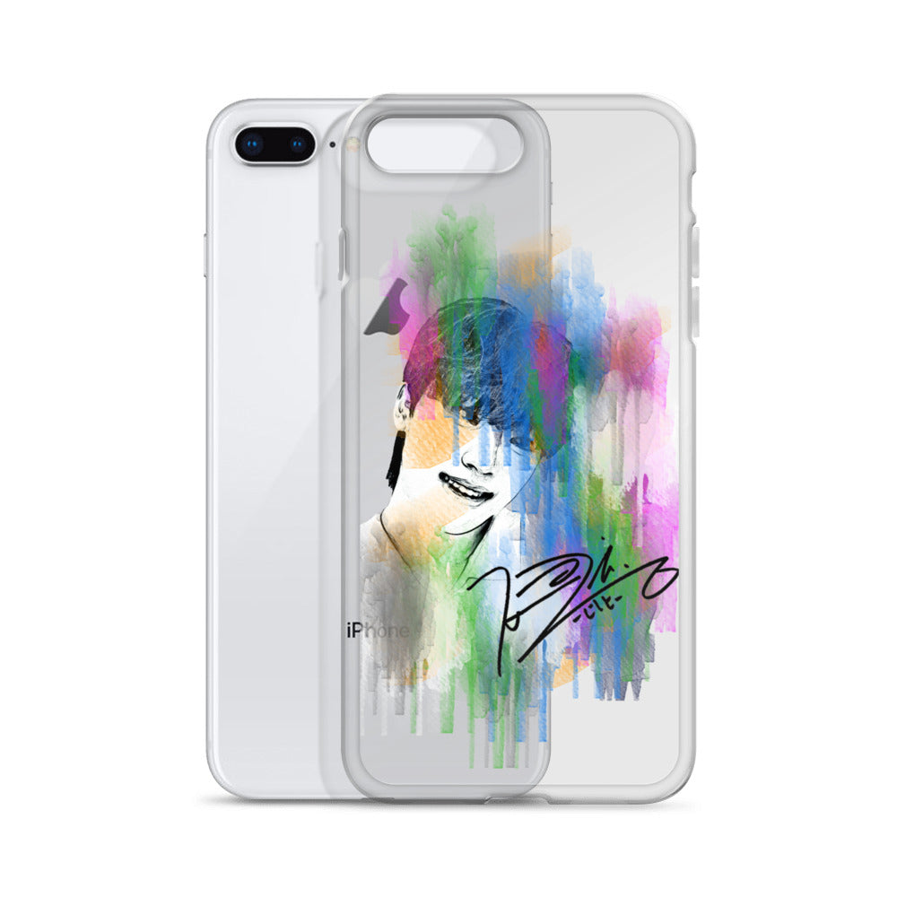 SEVENTEEN Dino, Lee Chan Waterpaint Portrait iPhone Case