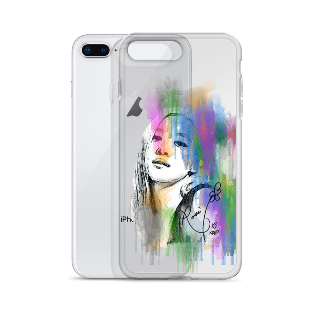 BLACKPINK Rosé, Roseanne Park Waterpaint Portrait iPhone Case - kpophow