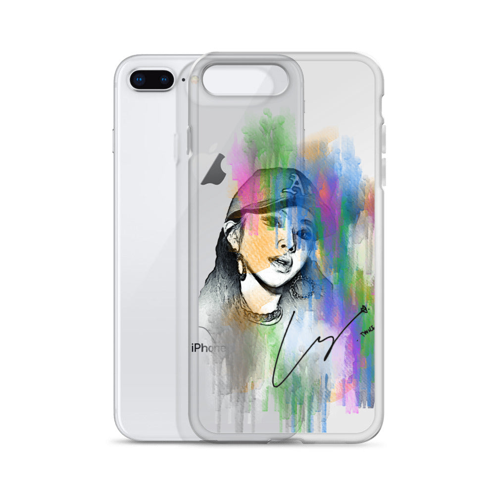 TWICE Chaeyoung, Son Chae-young Waterpaint Portrait iPhone Case